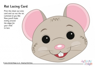 Rat Lacing Card