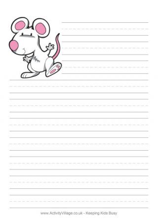 Rat writing paper