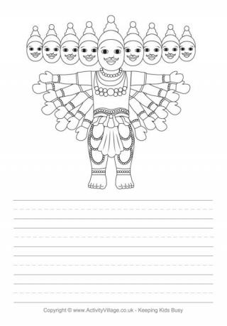 Ravana Story Paper