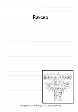 Ravana Writing Page