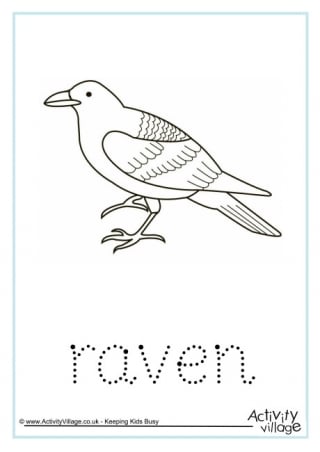 Raven Word Tracing