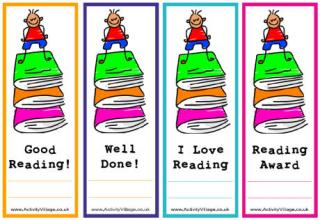 Reading Award Bookmarks