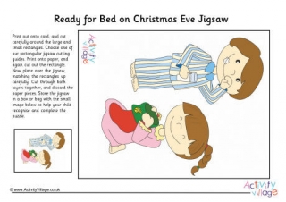 Ready For Bed On Christmas Eve Jigsaw