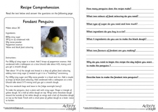 Recipe Comprehension 3