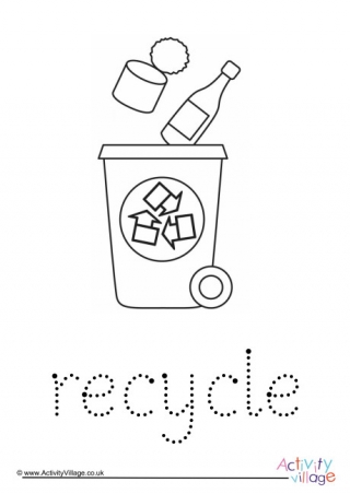 Recycle Word Tracing