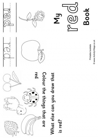 Red Colour Booklet