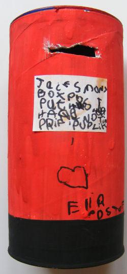 Post Box Money Box Craft