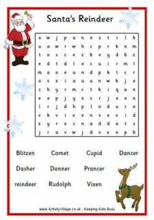 Reindeer Puzzles