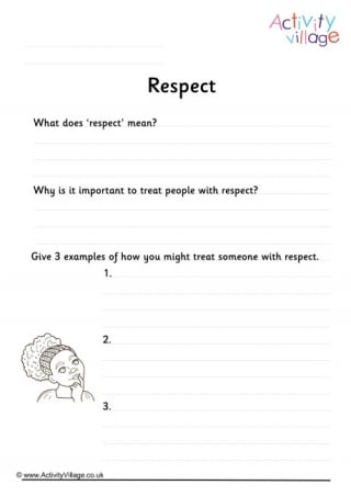 Respect Worksheet