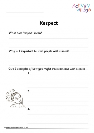 Respect Worksheet