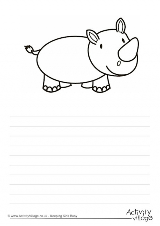 Rhino Story Paper