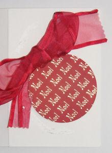 Ribbon Diecut Card