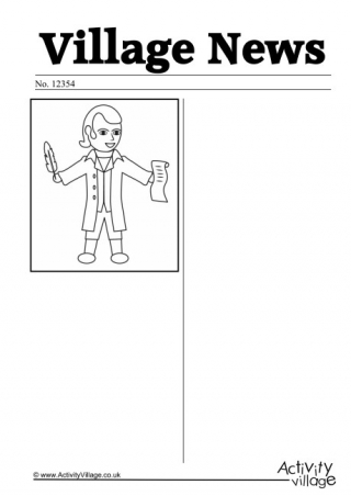 Robert Burns Newspaper Writing Prompt