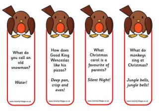 Robin jokes bookmarks