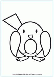 Robin Colouring Pages