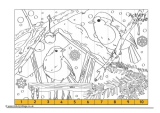 Robin Counting Jigsaw