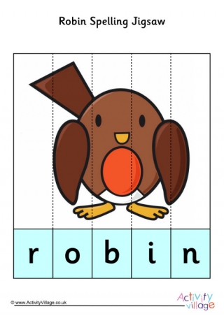 Robin Spelling Jigsaw 2