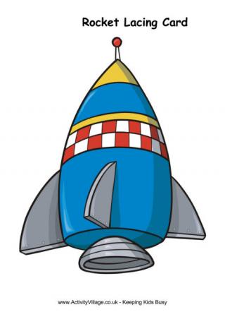 Rocket lacing card