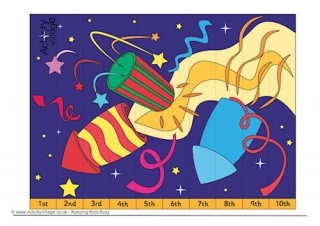 Rockets Jigsaw - Ordinal Numbers