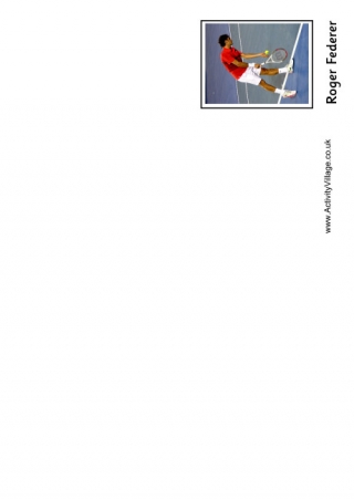 Roger Federer Booklet