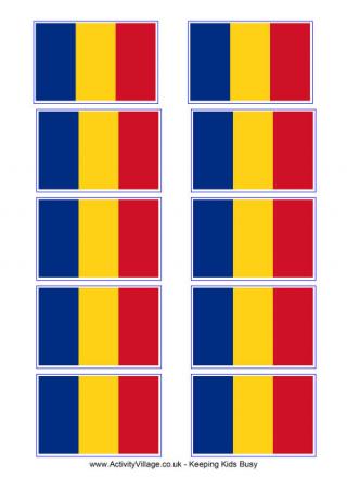 Romania Flag Printable