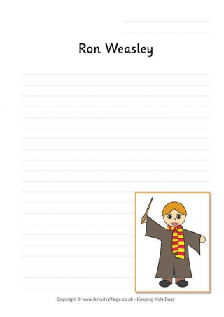 Ron Weasley Writing Page