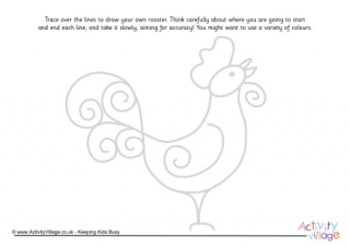 Rooster Pencil Control