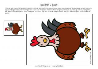 Rooster Jigsaw 2