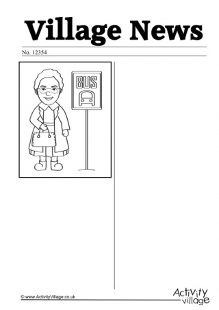 Rosa Parks Newspaper Writing Prompt