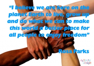 Rosa Parks Quote Poster