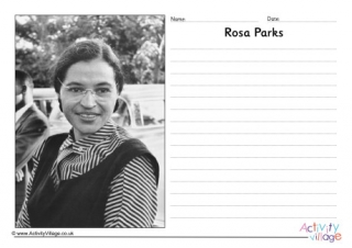 Rosa Parks Story Paper 2