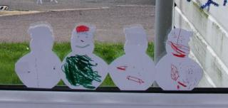 Row Of Snowmen