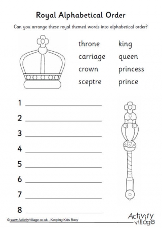 Royal Alphabetical Order