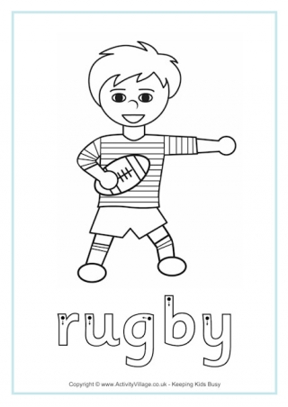 Rugby Finger Tracing