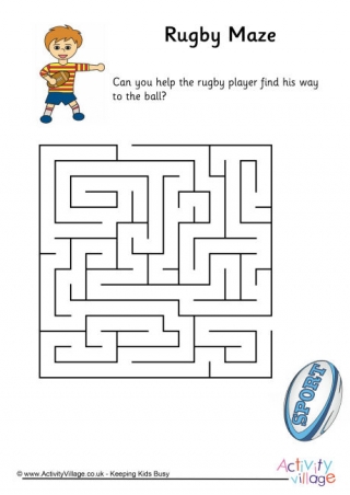 Rugby Maze - Easy