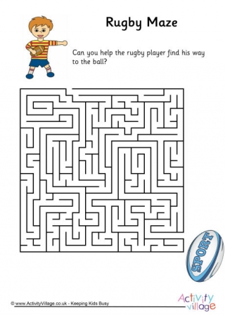 Rugby Maze - Medium