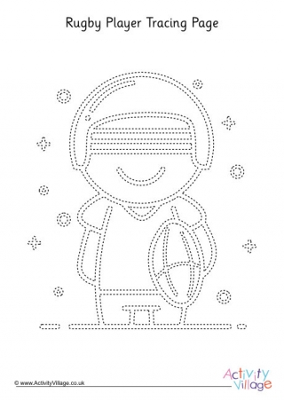 Rugby Player Tracing Page