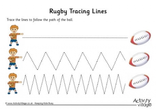 Rugby Tracing Lines