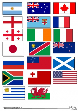 Rugby World Cup 2019 Flags