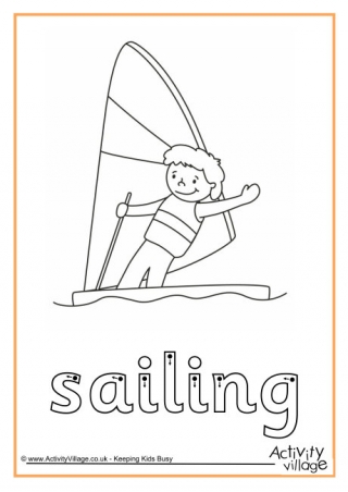 Sailing Finger Tracing