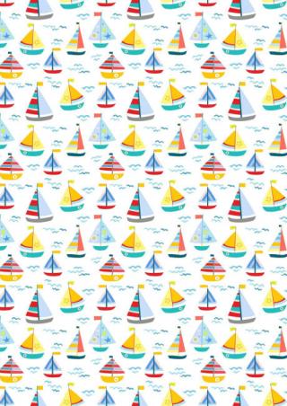 Sailing Scrapbook Paper
