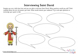 Saint David Interview Worksheet
