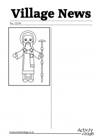 Saint David Newspaper Writing Prompt