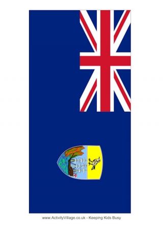 Saint Helena Flag Printable