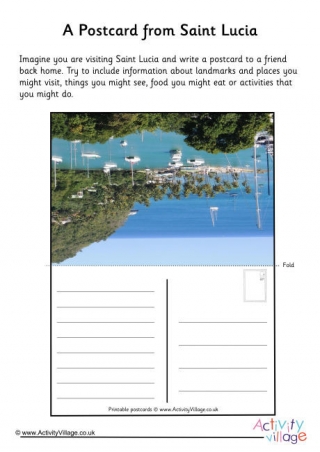 Saint Lucia Postcard 1