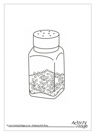 Salt Colouring Page