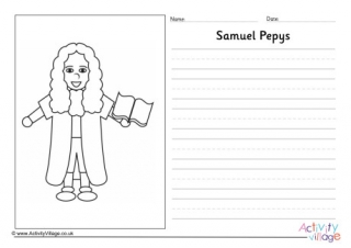 Samuel Pepys Story Paper