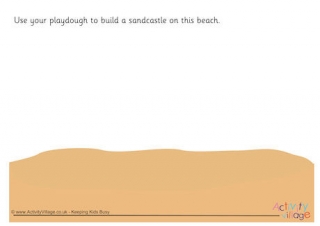 Sandcastle Playdough Mat