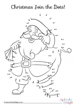 Santa Claus Dot To Dot 4