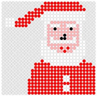 Santa Fuse Bead Pattern
